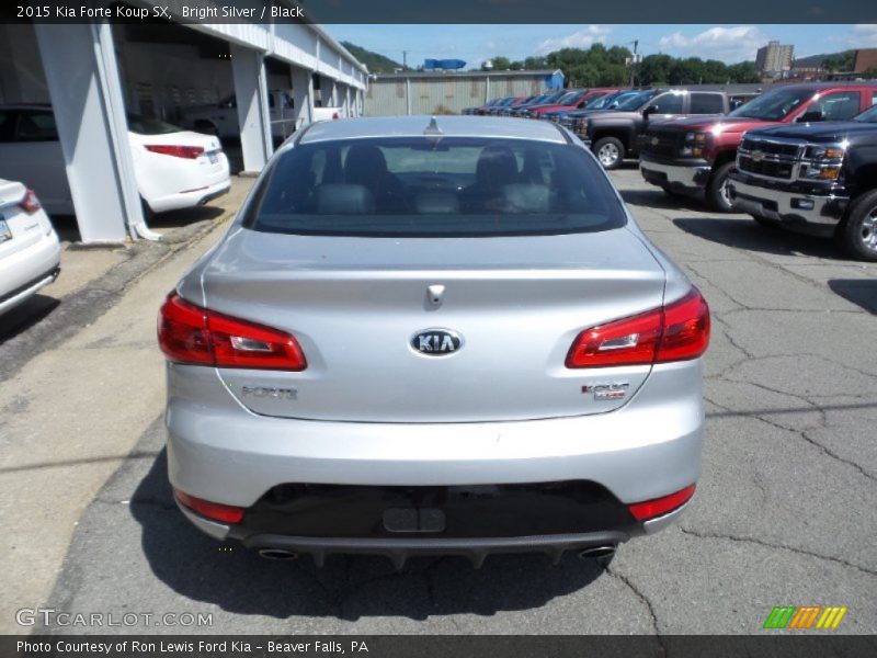 Bright Silver / Black 2015 Kia Forte Koup SX