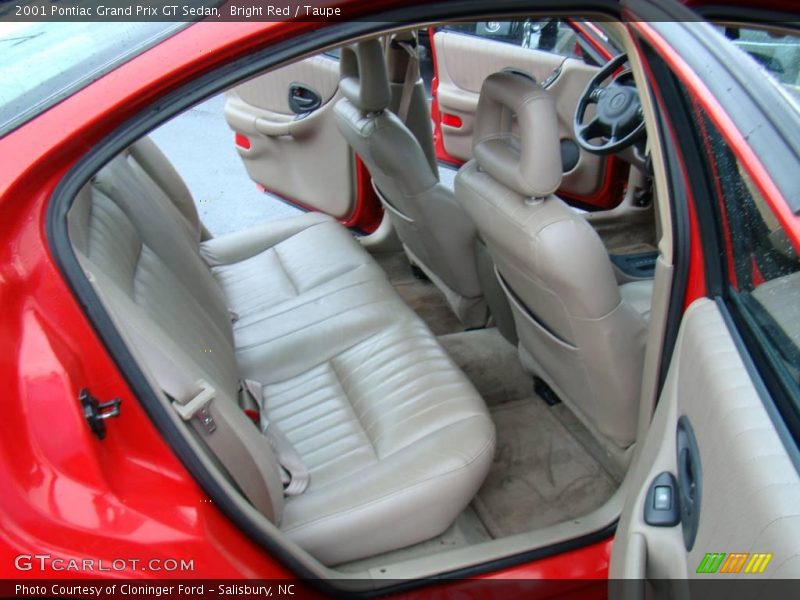 Bright Red / Taupe 2001 Pontiac Grand Prix GT Sedan