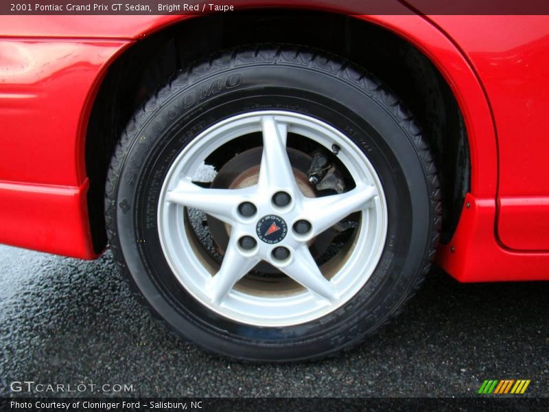 Bright Red / Taupe 2001 Pontiac Grand Prix GT Sedan