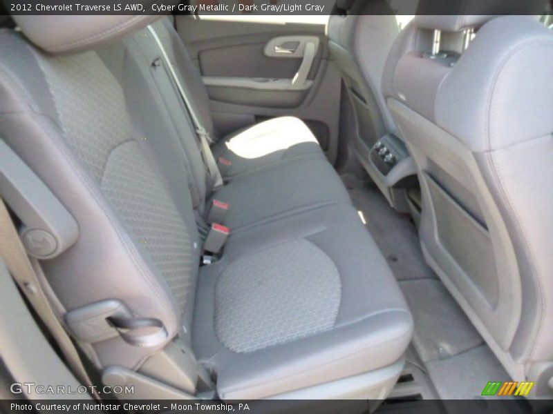 Cyber Gray Metallic / Dark Gray/Light Gray 2012 Chevrolet Traverse LS AWD
