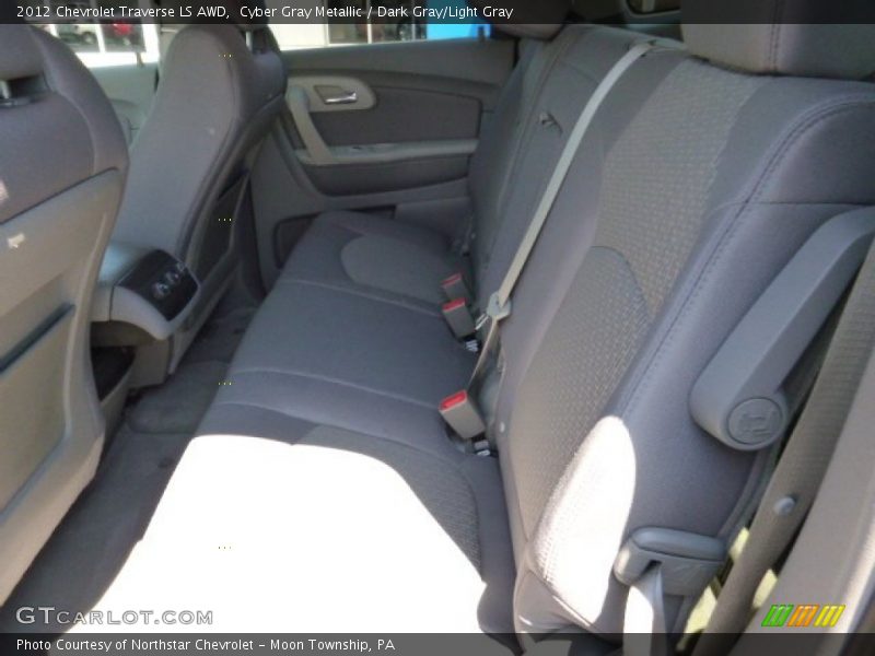 Cyber Gray Metallic / Dark Gray/Light Gray 2012 Chevrolet Traverse LS AWD