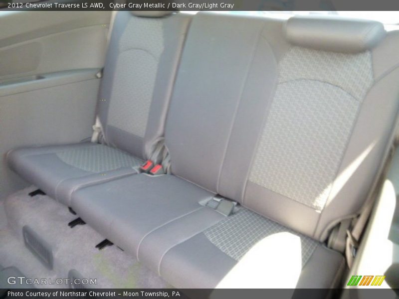 Cyber Gray Metallic / Dark Gray/Light Gray 2012 Chevrolet Traverse LS AWD