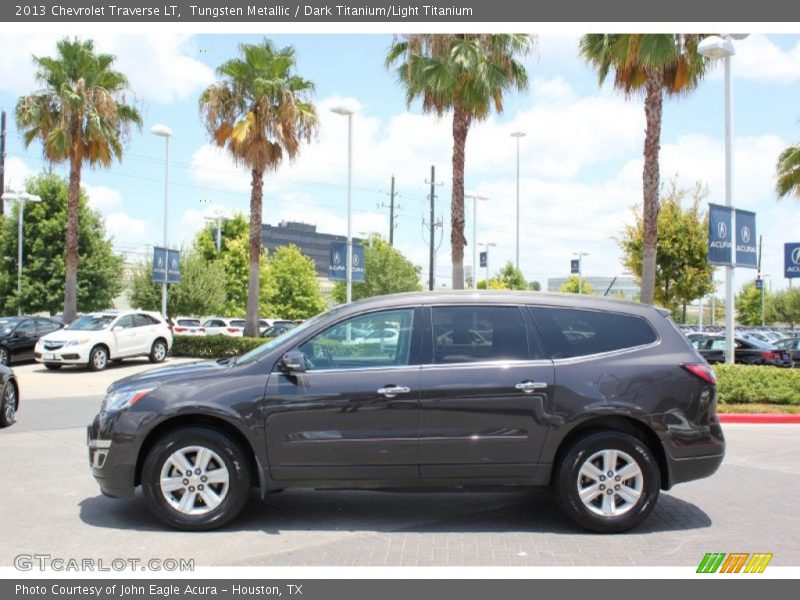 Tungsten Metallic / Dark Titanium/Light Titanium 2013 Chevrolet Traverse LT