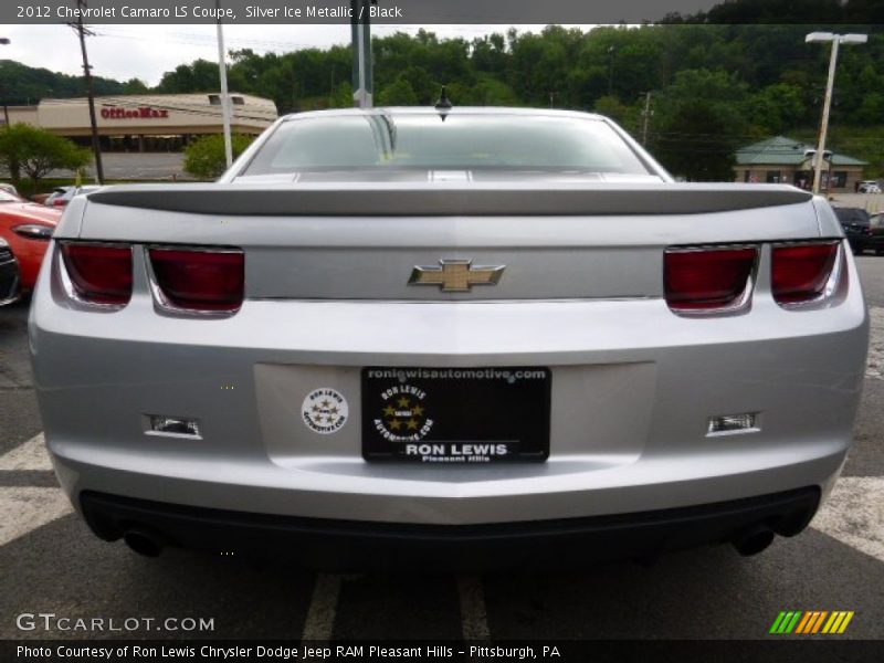 Silver Ice Metallic / Black 2012 Chevrolet Camaro LS Coupe