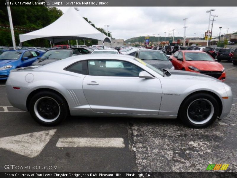 Silver Ice Metallic / Black 2012 Chevrolet Camaro LS Coupe