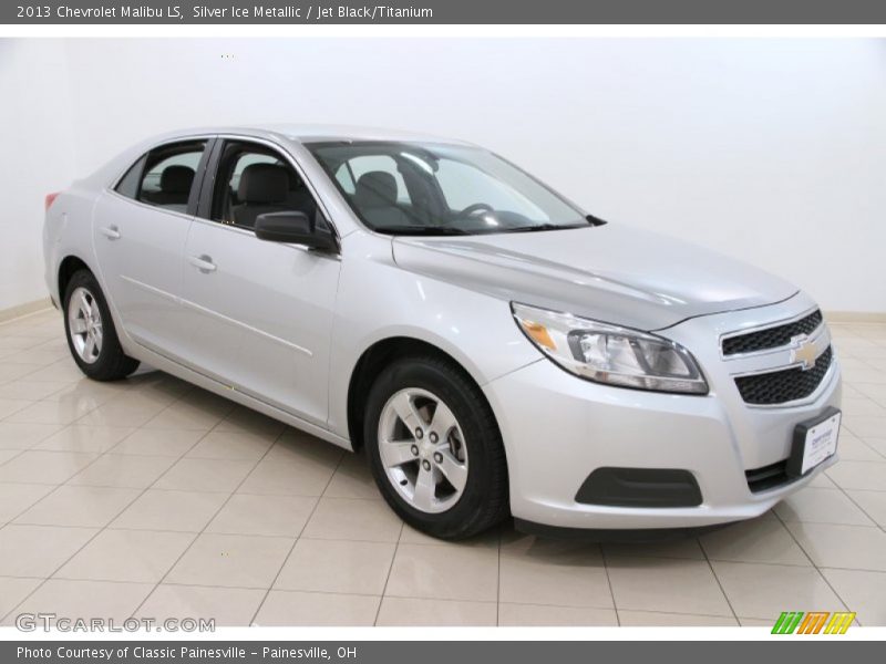 Silver Ice Metallic / Jet Black/Titanium 2013 Chevrolet Malibu LS