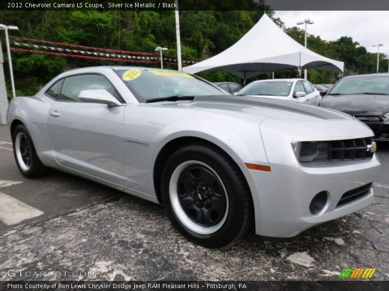 Silver Ice Metallic / Black 2012 Chevrolet Camaro LS Coupe