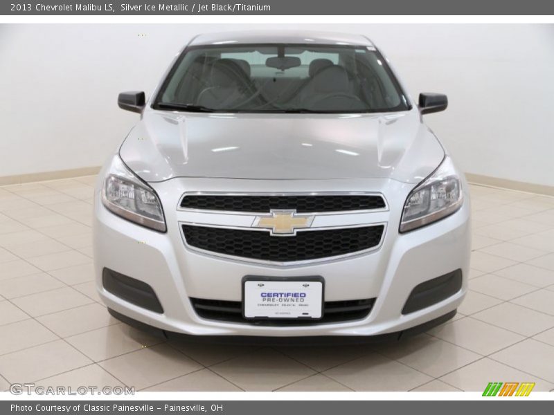 Silver Ice Metallic / Jet Black/Titanium 2013 Chevrolet Malibu LS