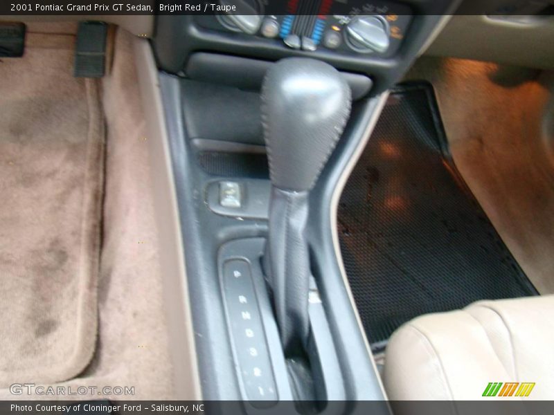 Bright Red / Taupe 2001 Pontiac Grand Prix GT Sedan
