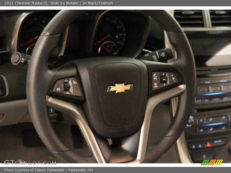 Silver Ice Metallic / Jet Black/Titanium 2013 Chevrolet Malibu LS