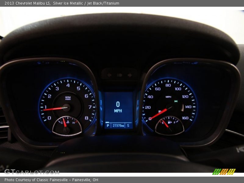 Silver Ice Metallic / Jet Black/Titanium 2013 Chevrolet Malibu LS