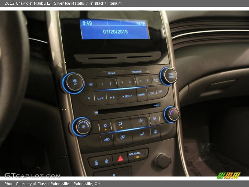 Silver Ice Metallic / Jet Black/Titanium 2013 Chevrolet Malibu LS