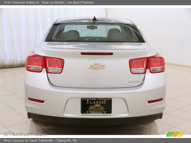 Silver Ice Metallic / Jet Black/Titanium 2013 Chevrolet Malibu LS
