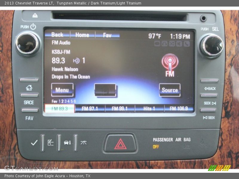 Tungsten Metallic / Dark Titanium/Light Titanium 2013 Chevrolet Traverse LT