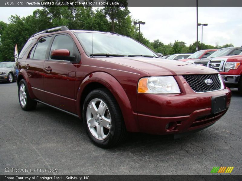 Merlot Metallic / Pebble Beige 2006 Ford Freestyle Limited AWD
