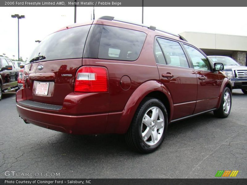 Merlot Metallic / Pebble Beige 2006 Ford Freestyle Limited AWD