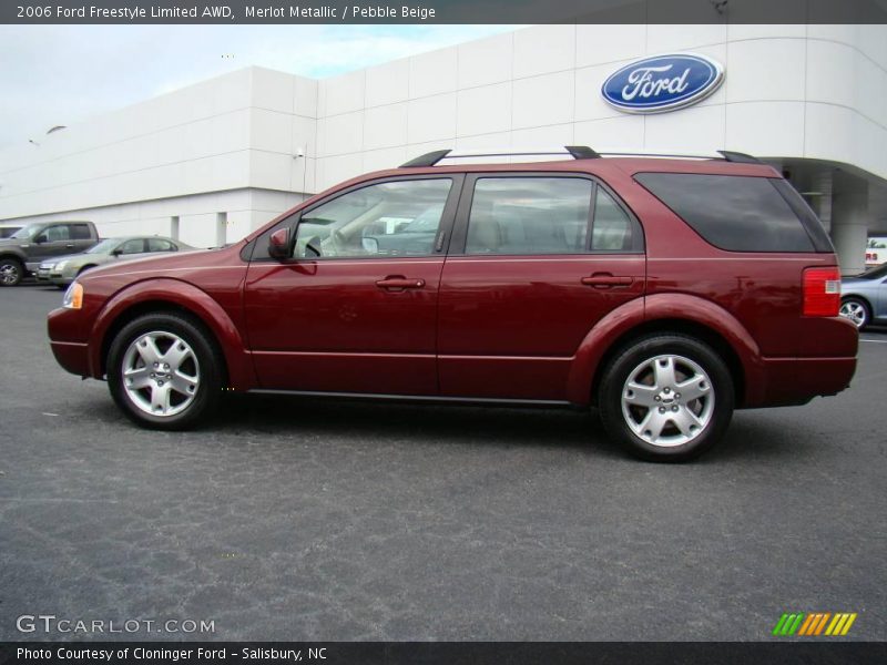 Merlot Metallic / Pebble Beige 2006 Ford Freestyle Limited AWD