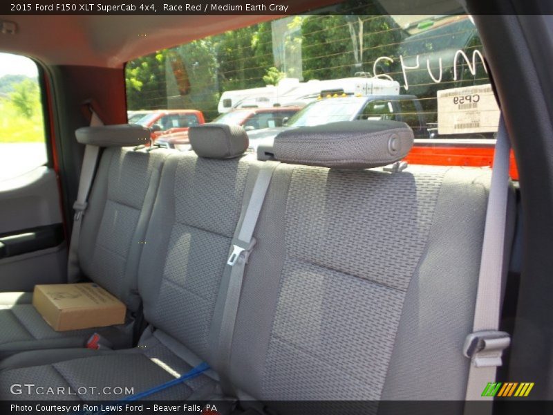 Race Red / Medium Earth Gray 2015 Ford F150 XLT SuperCab 4x4