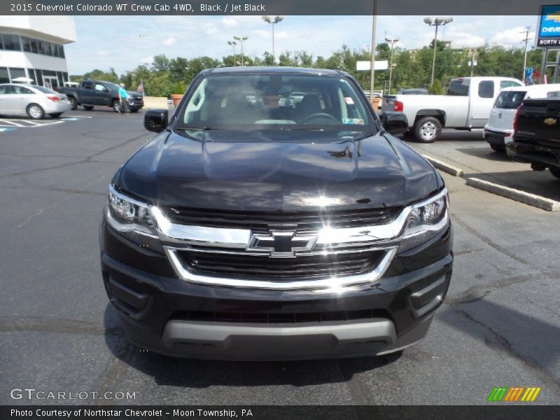 Black / Jet Black 2015 Chevrolet Colorado WT Crew Cab 4WD