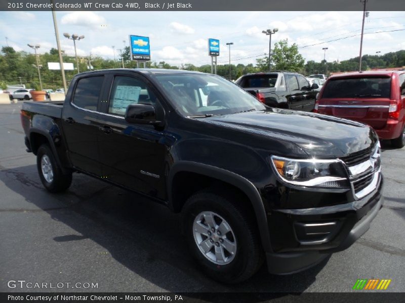 Black / Jet Black 2015 Chevrolet Colorado WT Crew Cab 4WD