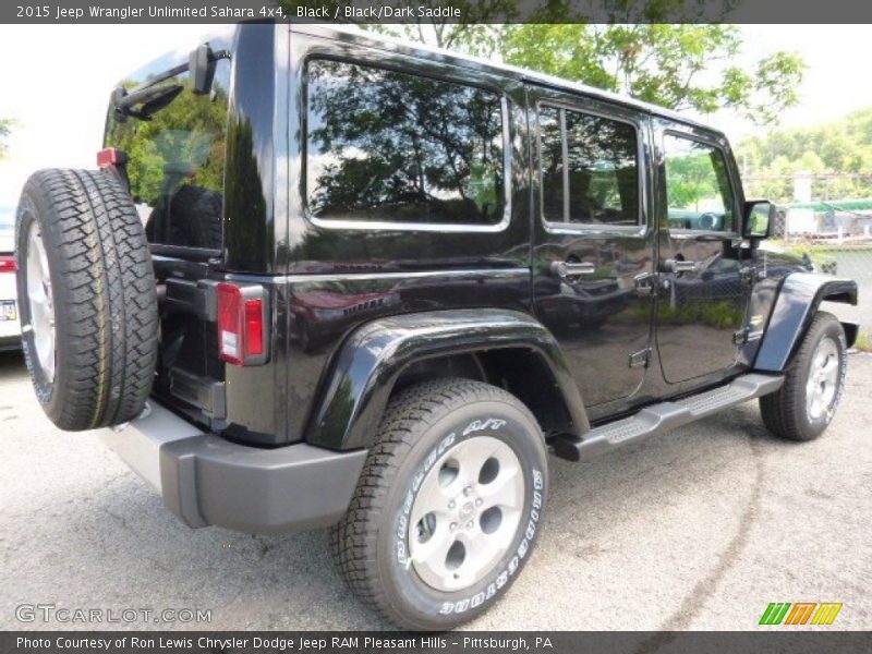 Black / Black/Dark Saddle 2015 Jeep Wrangler Unlimited Sahara 4x4