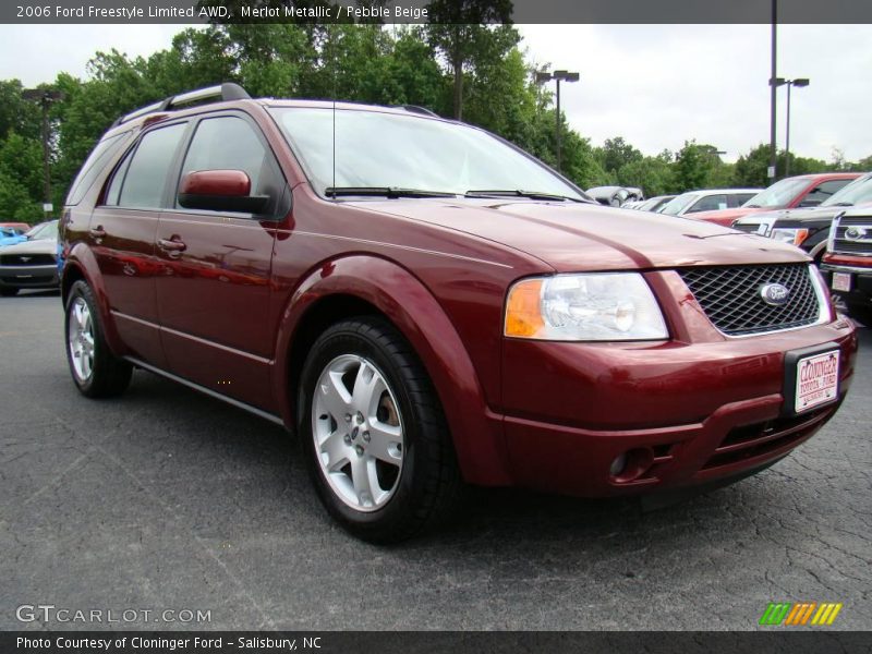 Merlot Metallic / Pebble Beige 2006 Ford Freestyle Limited AWD