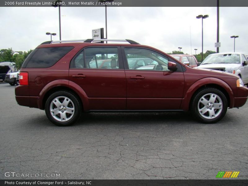 Merlot Metallic / Pebble Beige 2006 Ford Freestyle Limited AWD