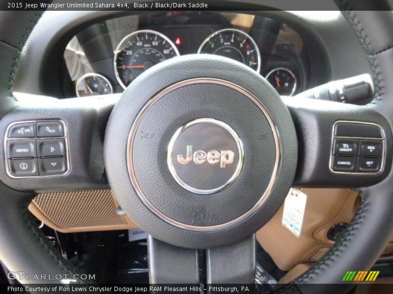 Black / Black/Dark Saddle 2015 Jeep Wrangler Unlimited Sahara 4x4