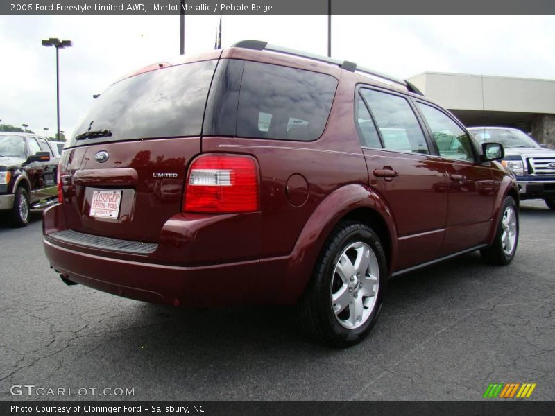 Merlot Metallic / Pebble Beige 2006 Ford Freestyle Limited AWD
