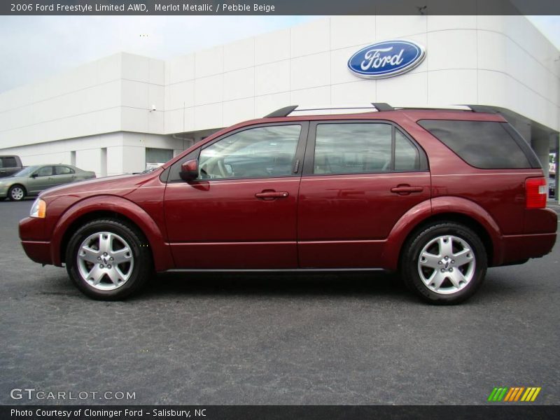 Merlot Metallic / Pebble Beige 2006 Ford Freestyle Limited AWD