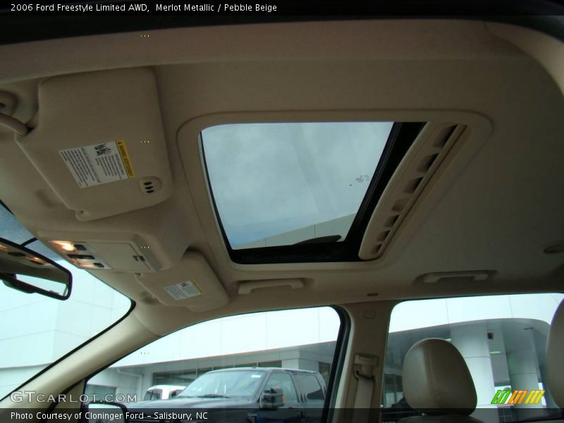 Merlot Metallic / Pebble Beige 2006 Ford Freestyle Limited AWD
