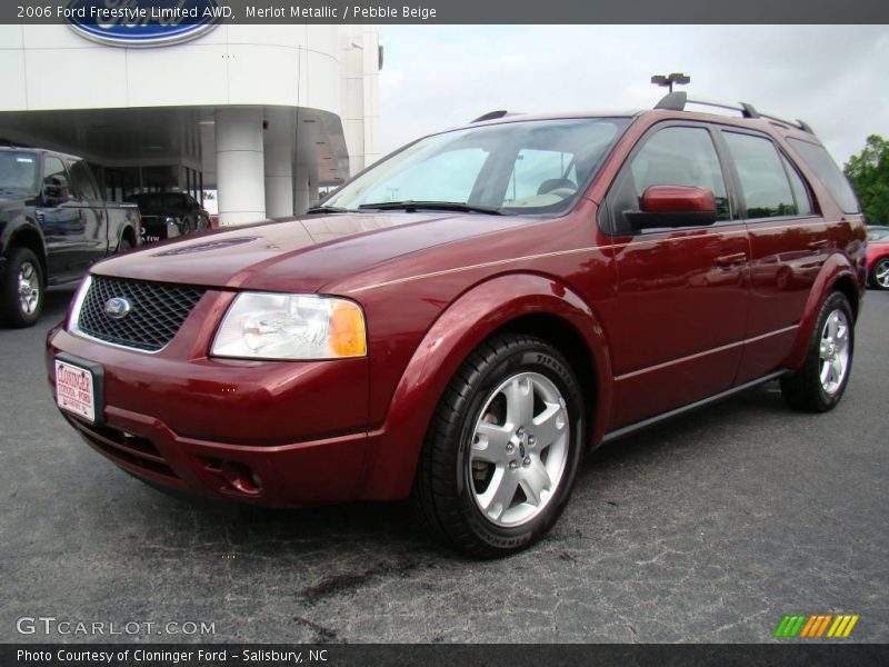 Merlot Metallic / Pebble Beige 2006 Ford Freestyle Limited AWD