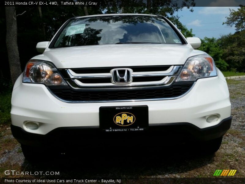 Taffeta White / Gray 2011 Honda CR-V EX-L 4WD
