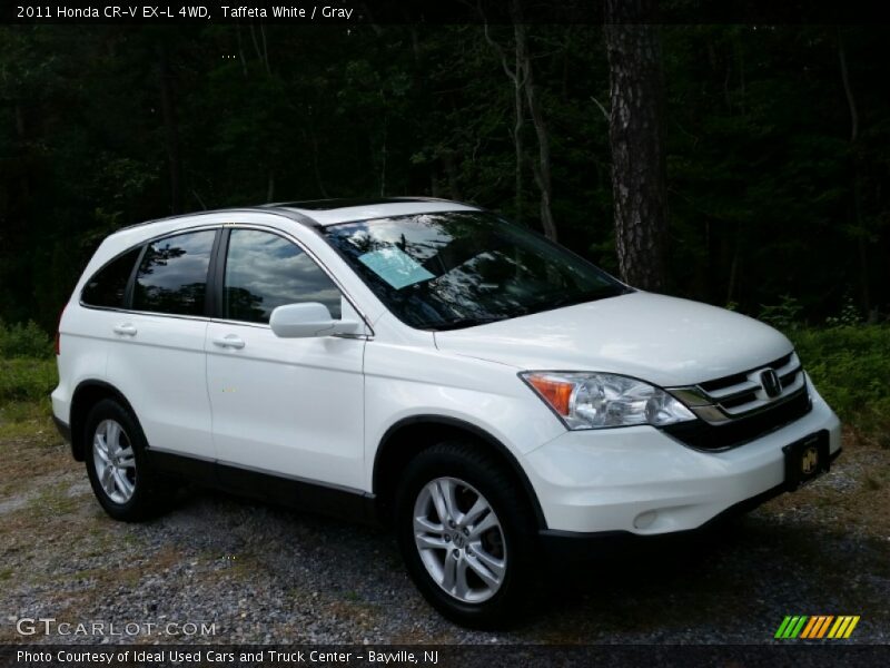 Taffeta White / Gray 2011 Honda CR-V EX-L 4WD