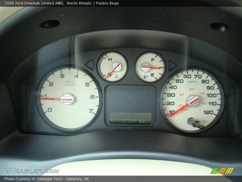 Merlot Metallic / Pebble Beige 2006 Ford Freestyle Limited AWD