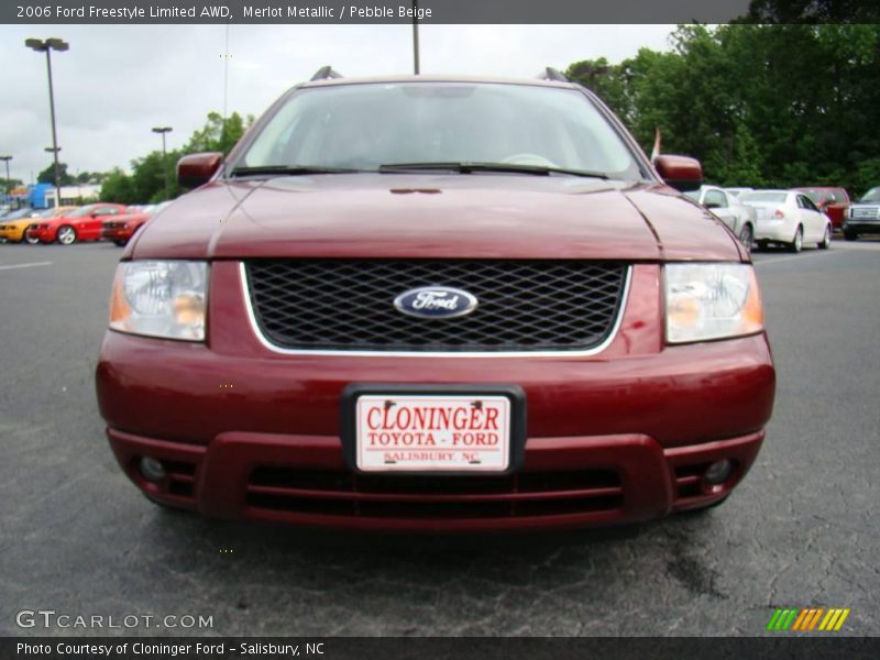 Merlot Metallic / Pebble Beige 2006 Ford Freestyle Limited AWD