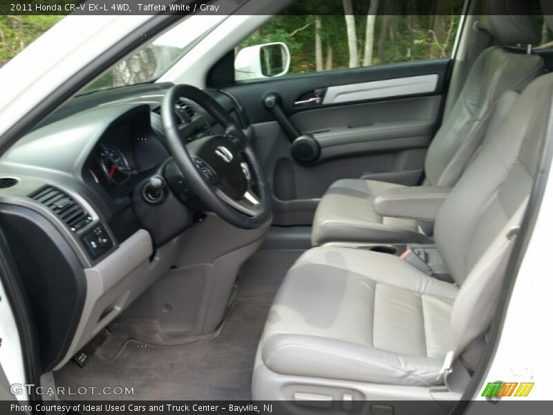 Taffeta White / Gray 2011 Honda CR-V EX-L 4WD