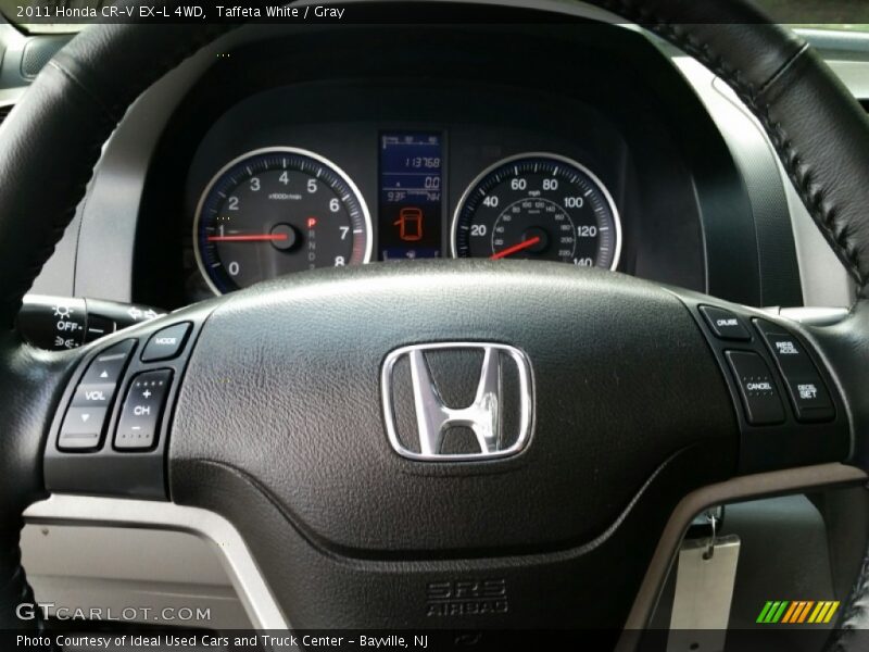 Taffeta White / Gray 2011 Honda CR-V EX-L 4WD