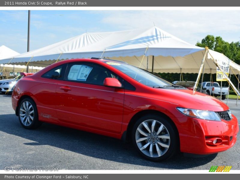Rallye Red / Black 2011 Honda Civic Si Coupe
