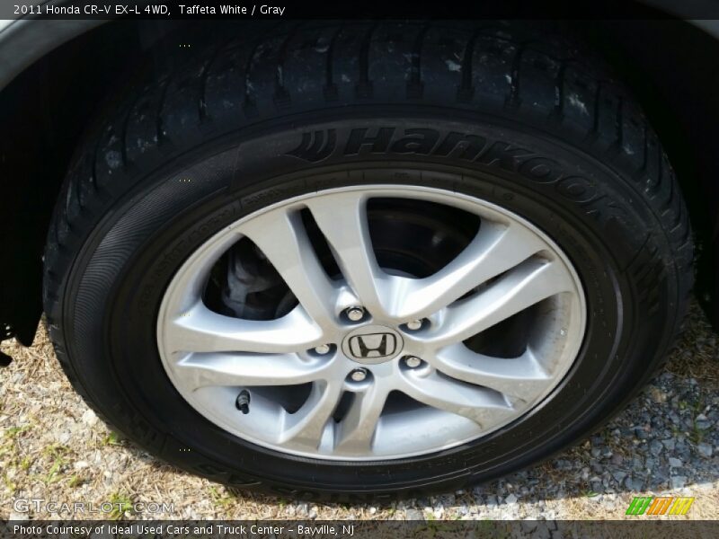 Taffeta White / Gray 2011 Honda CR-V EX-L 4WD