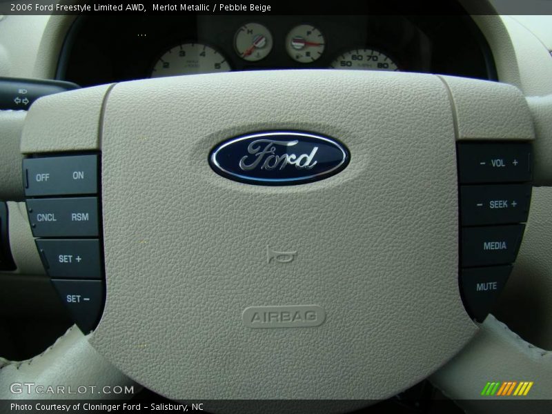 Merlot Metallic / Pebble Beige 2006 Ford Freestyle Limited AWD