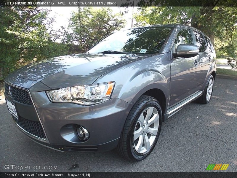 Graphite Gray Pearl / Black 2010 Mitsubishi Outlander GT 4WD