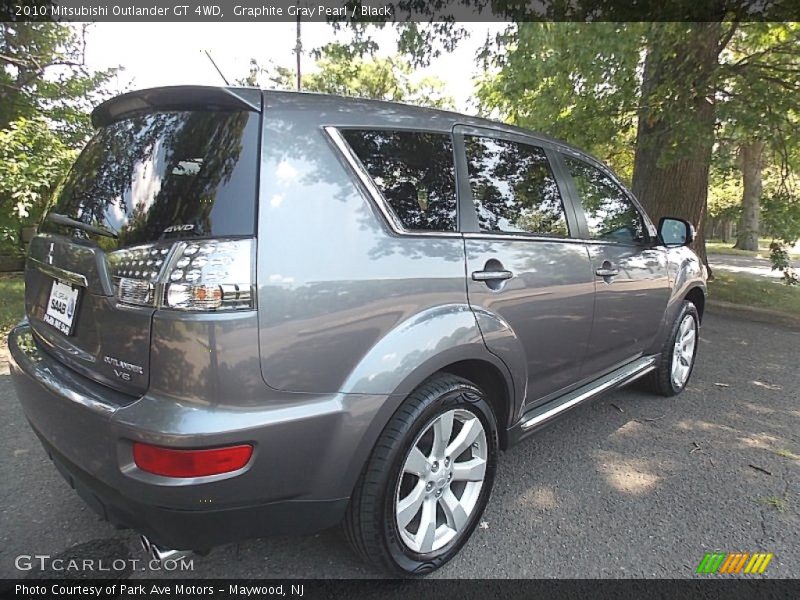 Graphite Gray Pearl / Black 2010 Mitsubishi Outlander GT 4WD