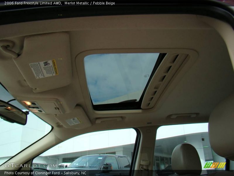 Merlot Metallic / Pebble Beige 2006 Ford Freestyle Limited AWD