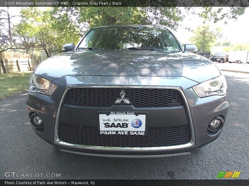 Graphite Gray Pearl / Black 2010 Mitsubishi Outlander GT 4WD