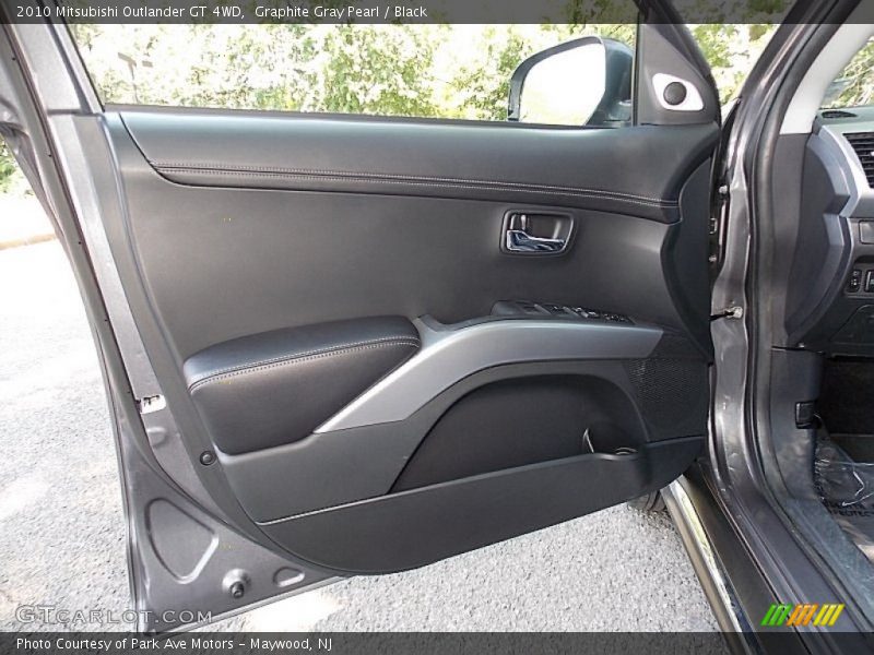 Graphite Gray Pearl / Black 2010 Mitsubishi Outlander GT 4WD
