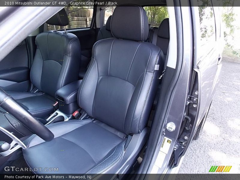 Graphite Gray Pearl / Black 2010 Mitsubishi Outlander GT 4WD
