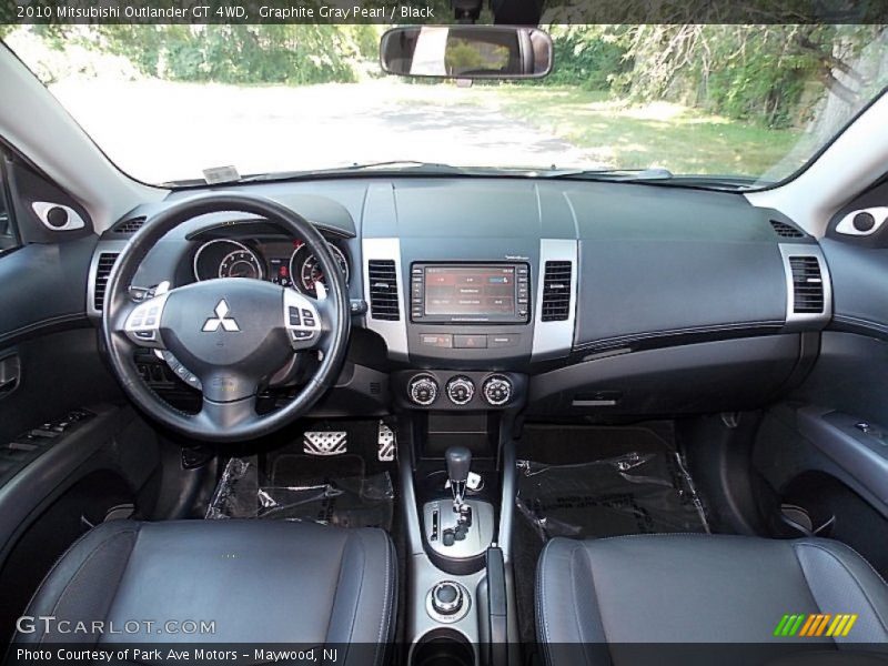 Graphite Gray Pearl / Black 2010 Mitsubishi Outlander GT 4WD