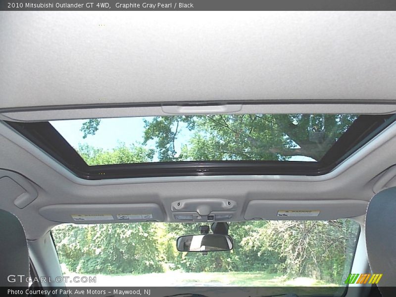 Graphite Gray Pearl / Black 2010 Mitsubishi Outlander GT 4WD