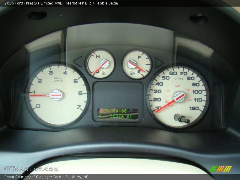 Merlot Metallic / Pebble Beige 2006 Ford Freestyle Limited AWD